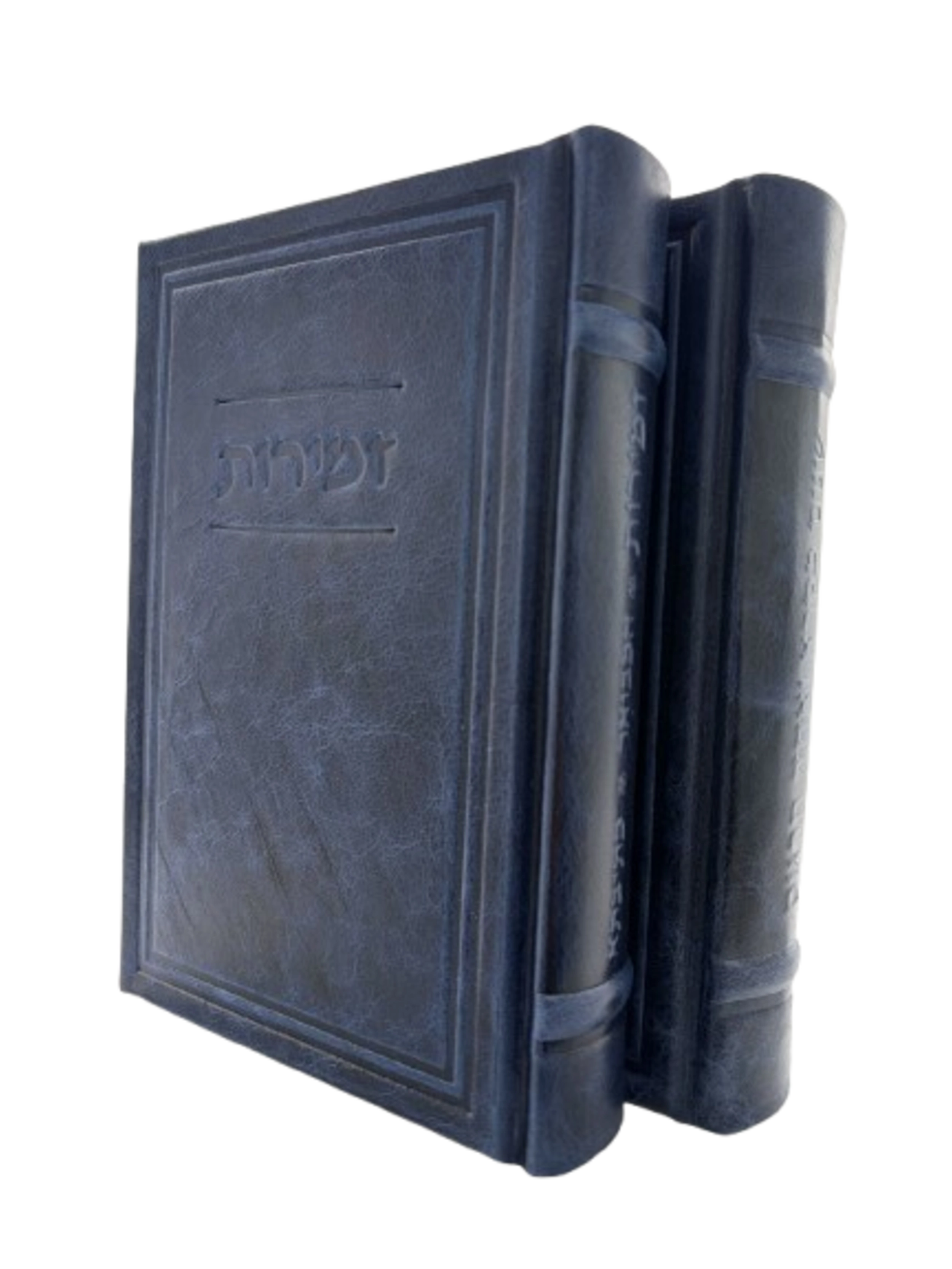 Antique Leather Shnaim Mikra V'echad Targim & Zemiros Frame Design